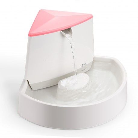 FUENTE PARA PERROS O GATOS DE ESQUINA ROSA 2.5 L
