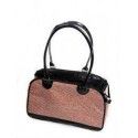 BOLSO TRANSPORTADOR PARA PERRO 41X20X25CM ROSADO