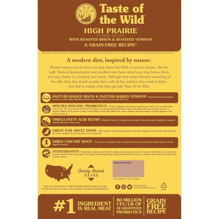 TASTE OF THE WILD HIGH PRAIRIE BISONTE VENADO 14 LB