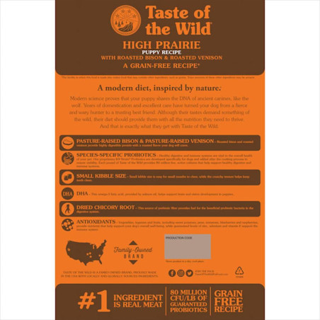 TASTE OF THE WILD HIGH PRAIRIE PUPPY BISONTE VENADO 1KG