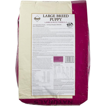 DIAMOND NATURALS LARGE BREED PUPPY 20 LB CACHORRO RAZA GRANDE