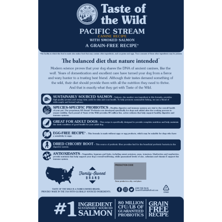 TASTE OF THE WILD PACIFIC STREAM ADULTOS SALMON 1 KG
