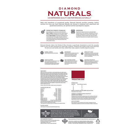 DIAMOND NATURALS INDOOR CAT 18 LIBRAS
