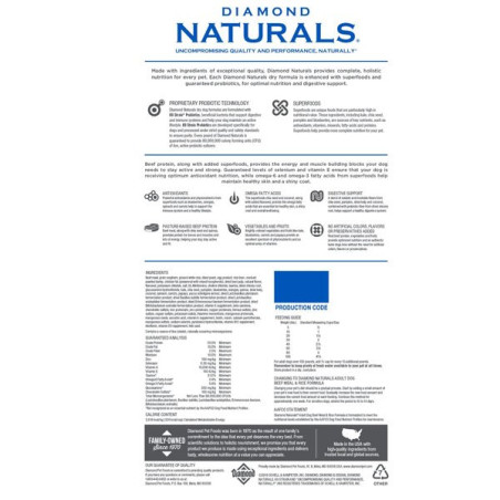DIAMOND NATURALS SKIN & COAT 30LB PERROS ADULTOS