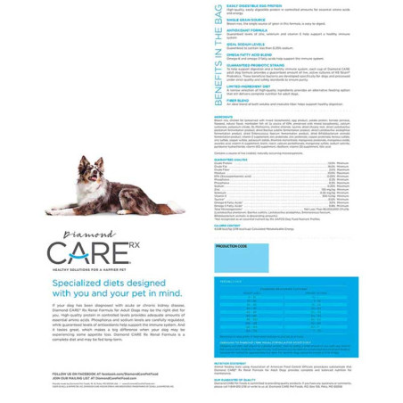 DIAMOND CARE RENAL ADULTOS ENFERMEDAD RINON 25 LB