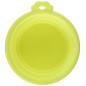 COMEDERO DE  SILICONA PLEGABLE COLOR VERDE