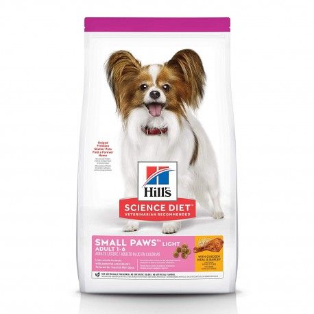 ALIMENTO HILLS ADULTOS SMALL TOY & BREED LIGHT 15,5LB RAZA PEQUEÑA PERRO