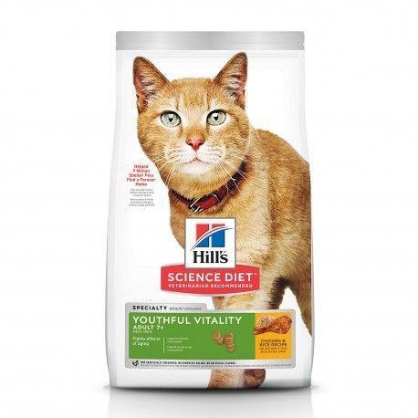 ALIMENTO HILLS YOUTHFUL V ADULTO 7+ 3lb GATOS ALIMENTO HILLS YOUTHFUL V ADULTO 7+ 3lb GATOS
