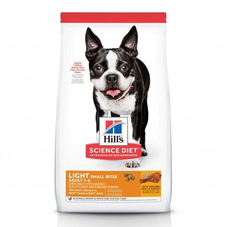 ALIMENTO HILLS ADULTOS 1-6 LIGHT SB 5LB PERROS
