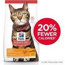 ALIMENTO HILLS ADULTOS LIGHT 7LB GATOS 1-6