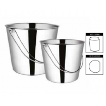 VALDES EN ACERO INOXIDABLE CON LADO PLANO . CAPACIDAD  4QT