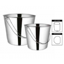 VALDES EN ACERO INOXIDABLE CON LADO PLANO . CAPACIDAD  4QT